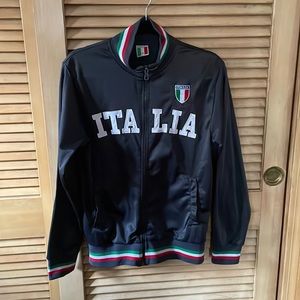 Italia zip up sweat shirt